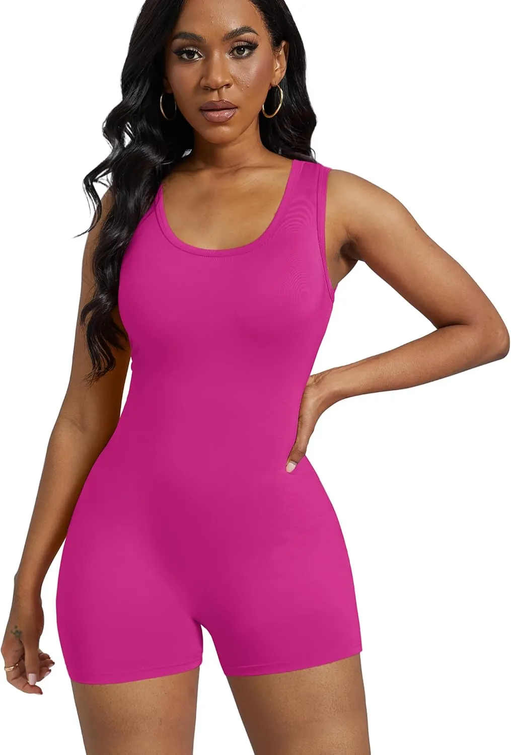 Alaroo Women One Piece Short Catsuit Bodycon Tank Jumpsuits Rompers Playsuit