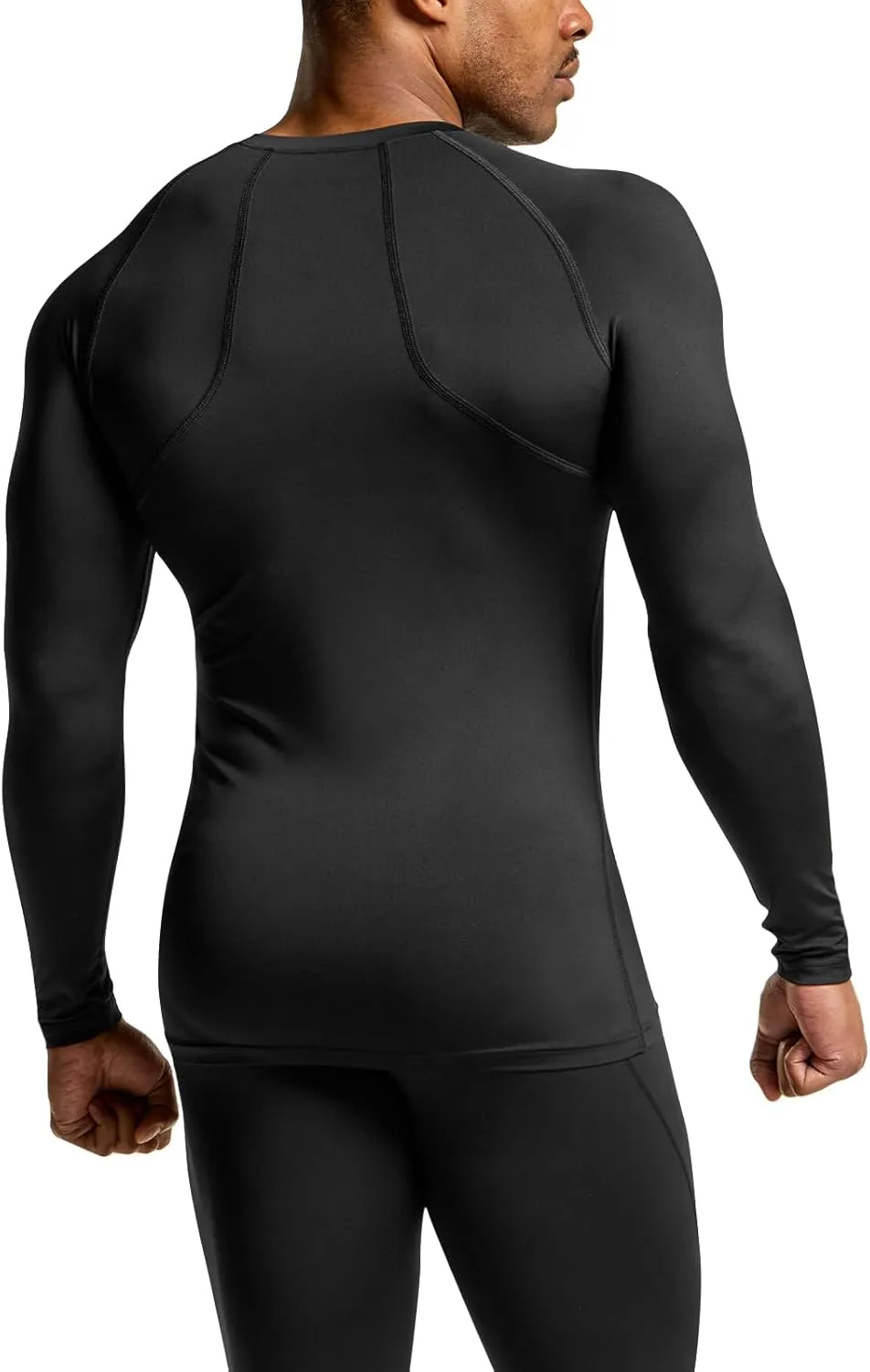ATHLIO Men's UPF 50  Long Sleeve Compression Shirts, Water Sports Rash Guard Base Layer, Athletic Workout Shirt