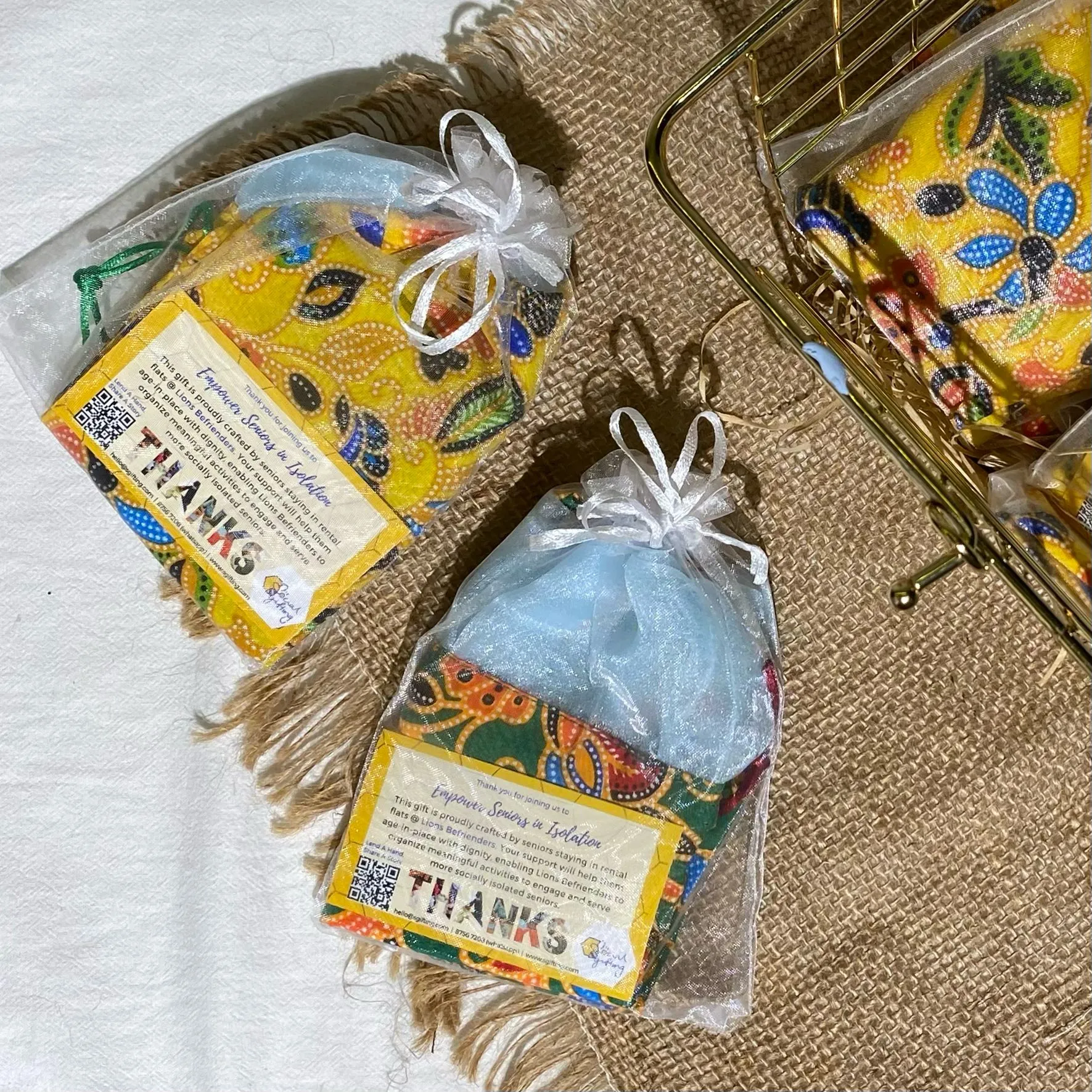 Batik Print Pouch