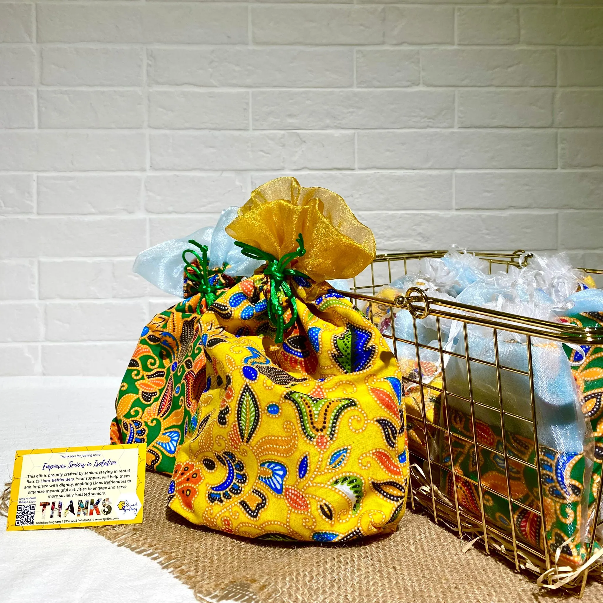 Batik Print Pouch