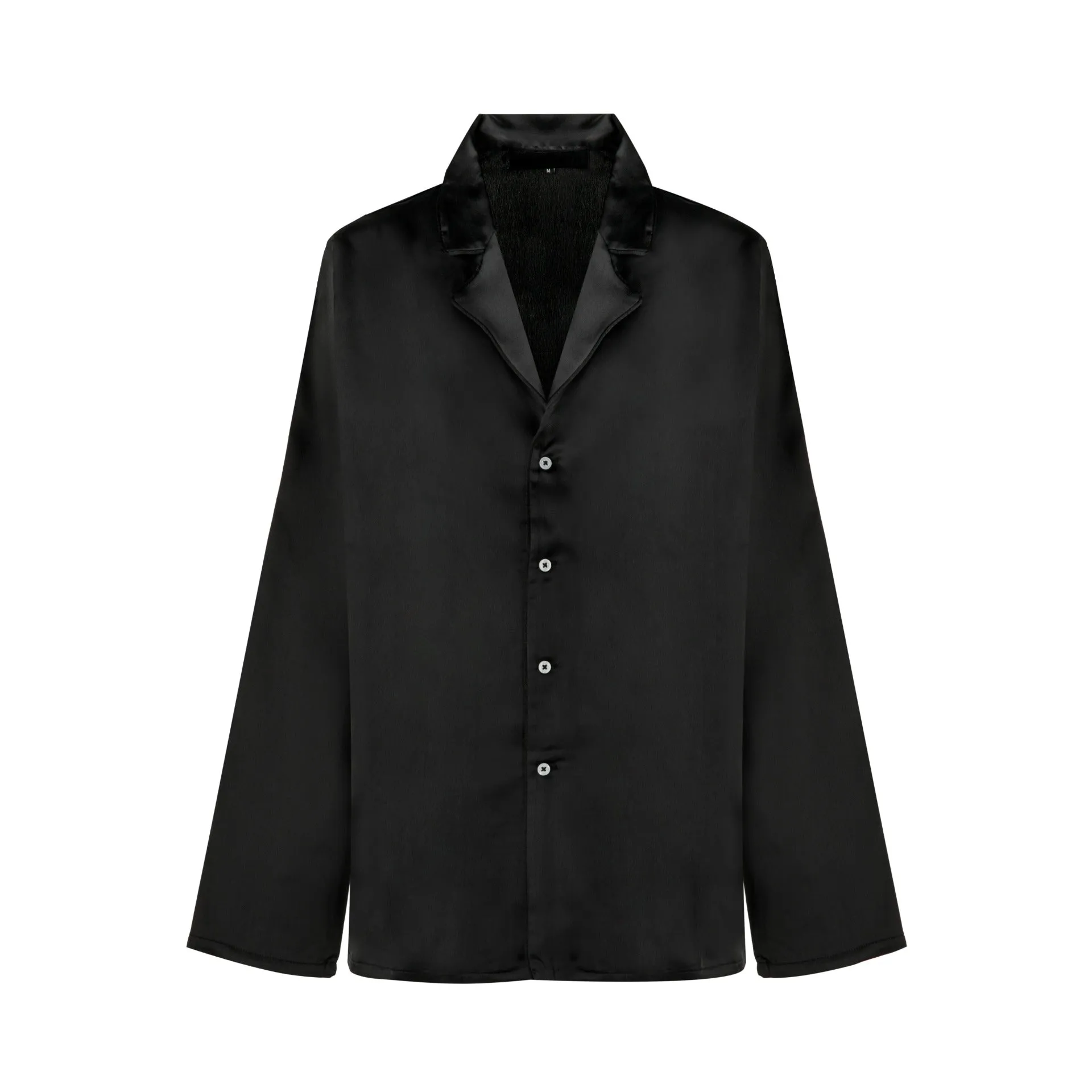 Black Satin Shirt