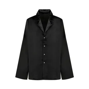Black Satin Shirt