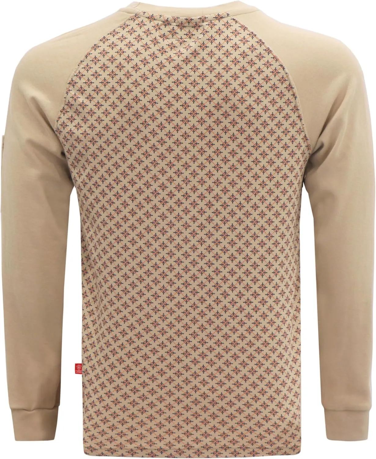 BOCOMAL FR Shirts Crewneck 7oz Midweight Flame Resistant Clothing NFPA2112 CAT2 Men's Fire Retardant Work Shirt