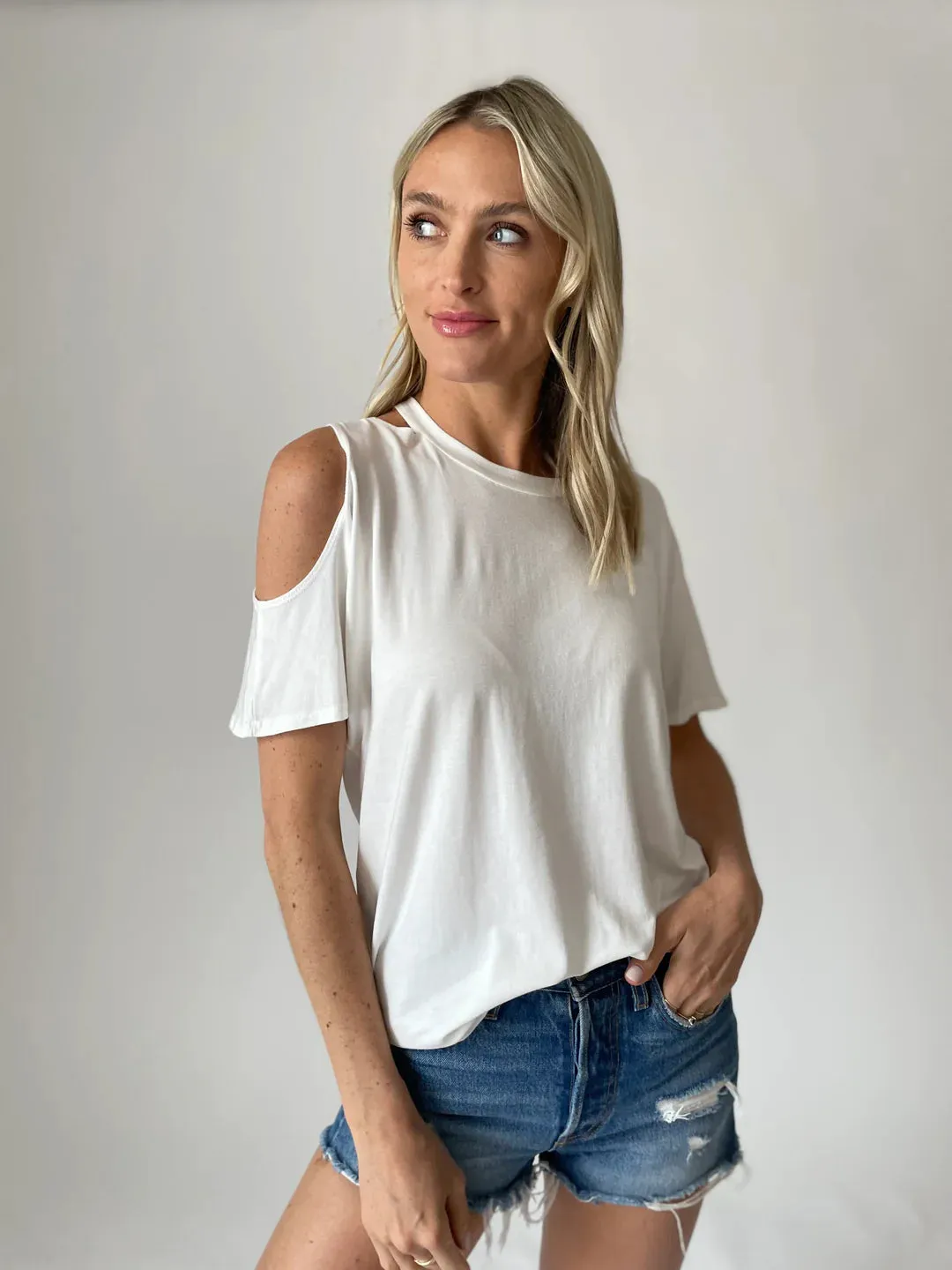 Cold Shoulder Tee
