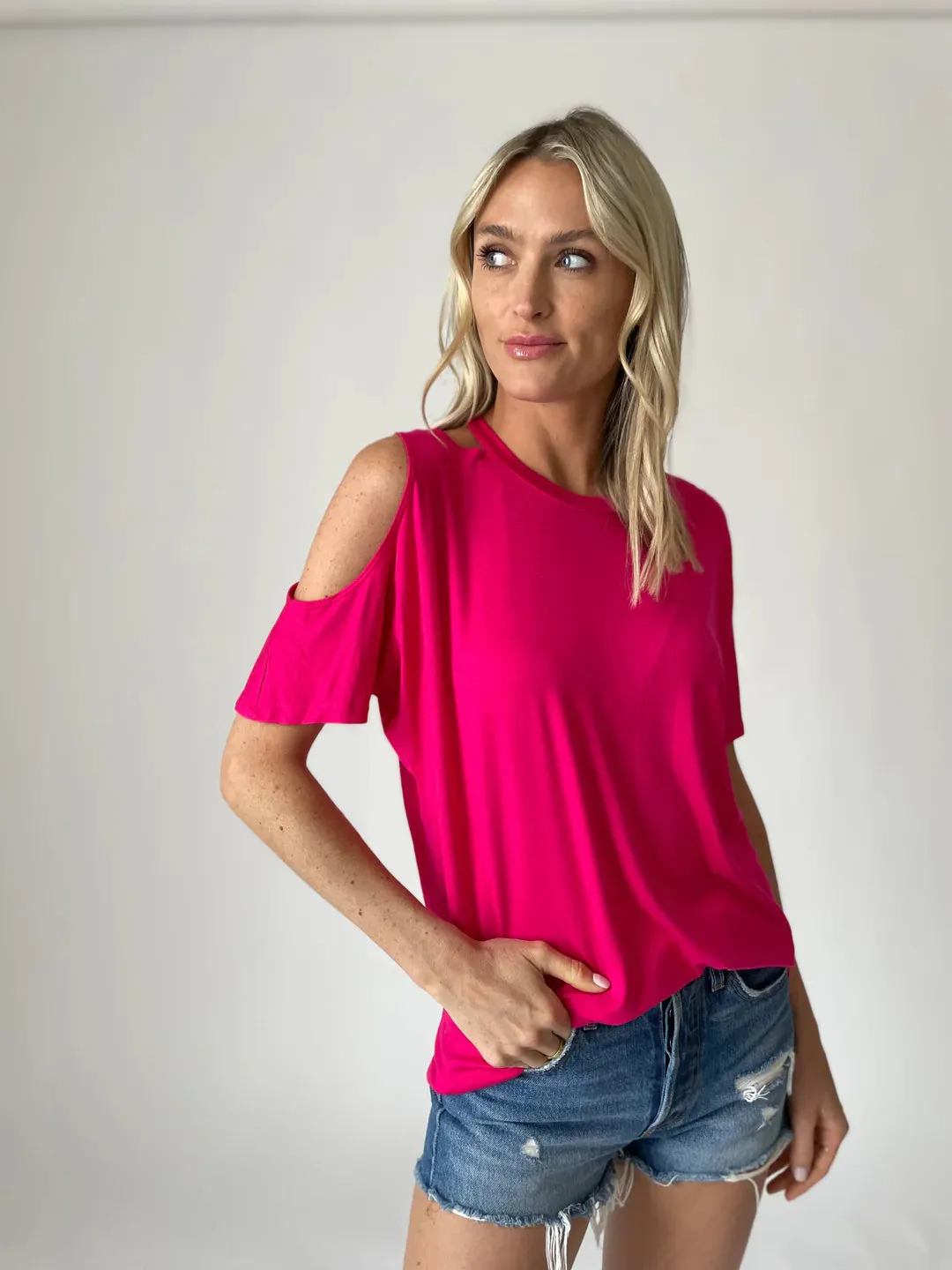 Cold Shoulder Tee