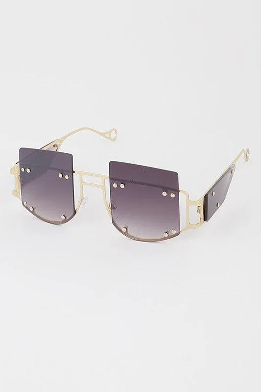 Cut Out Oversize Sunglasses