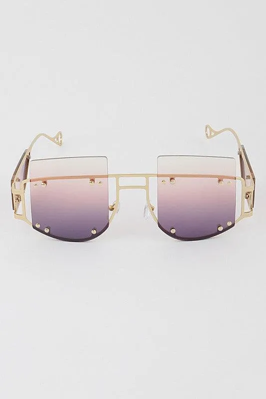 Cut Out Oversize Sunglasses