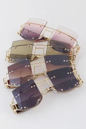 Cut Out Oversize Sunglasses