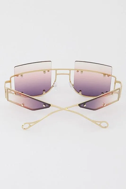 Cut Out Oversize Sunglasses