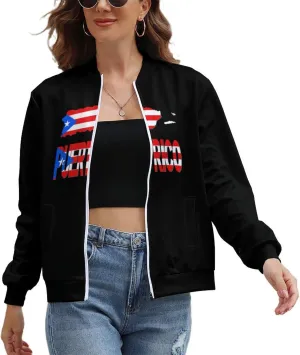 Haiti Flag Womens Zip Up Hoodies Cute Jackets Oversized Sweatshirts Fall Outfits Winter Clothes