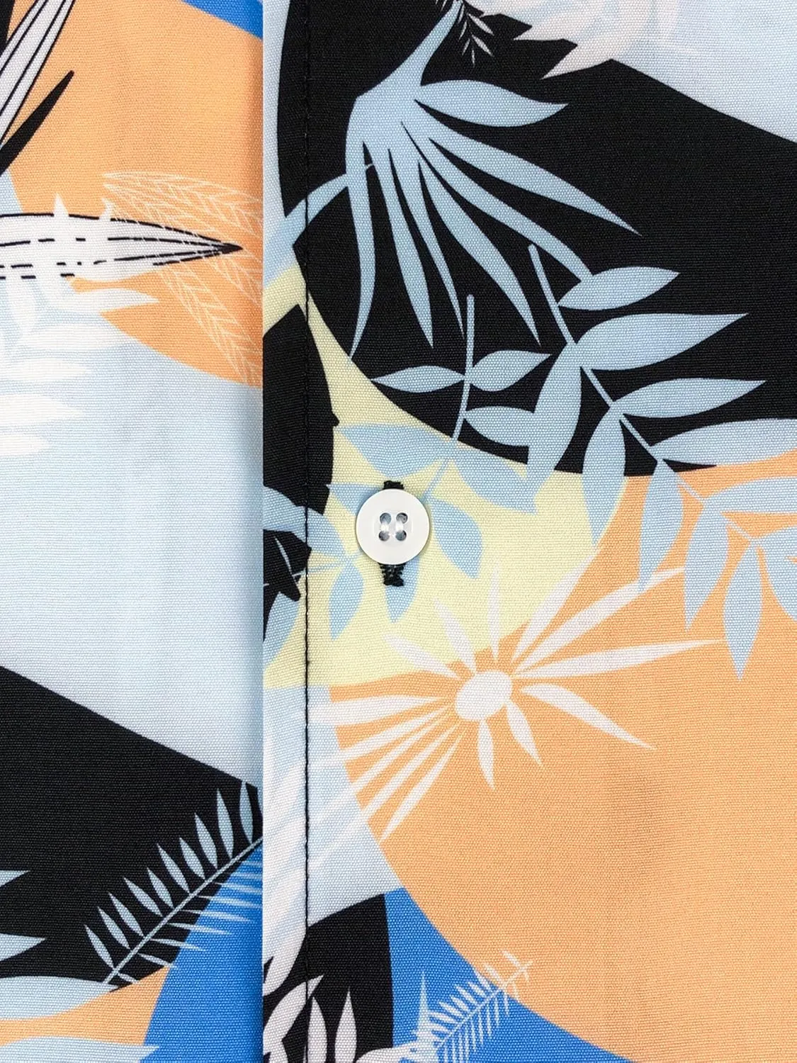 Hawaiian Shirt for Men Summer Beach Casual Short Sleeve Button Down Shirts Printed Palmshadow Clothing