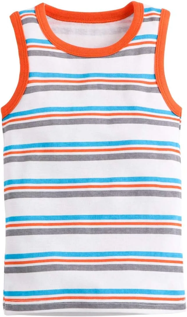 HUAER& Toddler Boys' 2-3 Pack Tank Tops