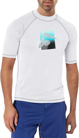Kanu Surf Mercury Rashguard for Men UPF 50  Sun Protection Swim Shirts Rash Guard for Men