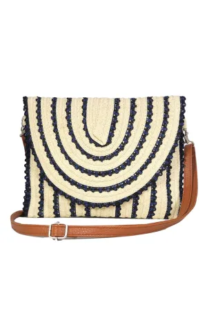 LOA402 Crochet Clutch Crossbody Bag