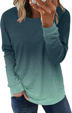 onlypuff Women's Pocket Shirt Graphic Tunic Tops Sweatshirts