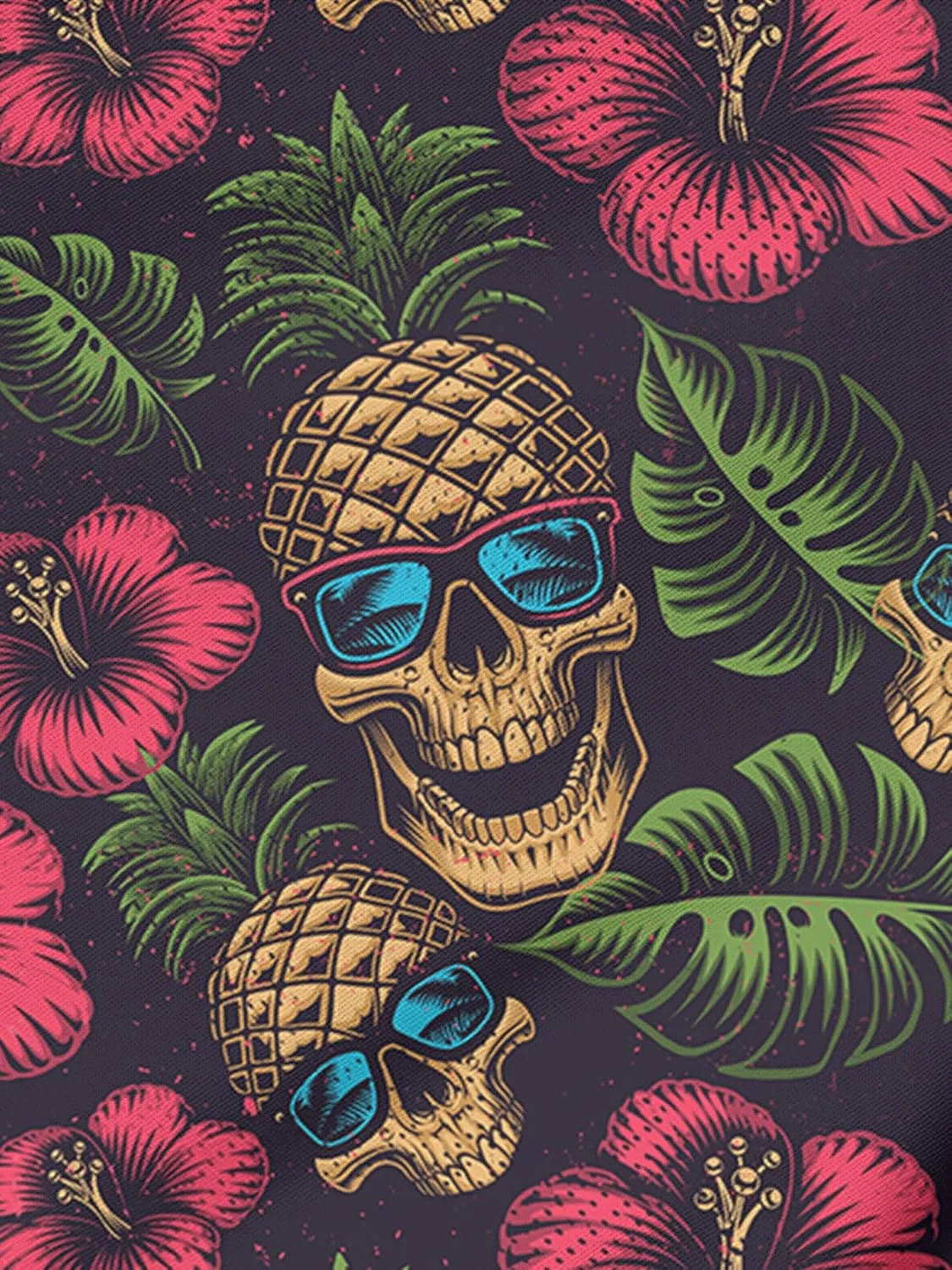 PAGYMO Hawaiian Shirt for Men Funny Summer Aloha Beach Shirts