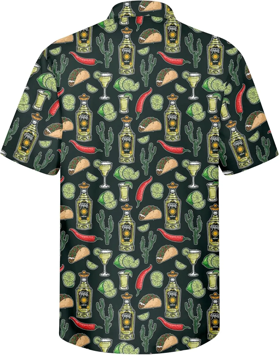 PAGYMO Hawaiian Shirt for Men Funny Summer Aloha Beach Shirts