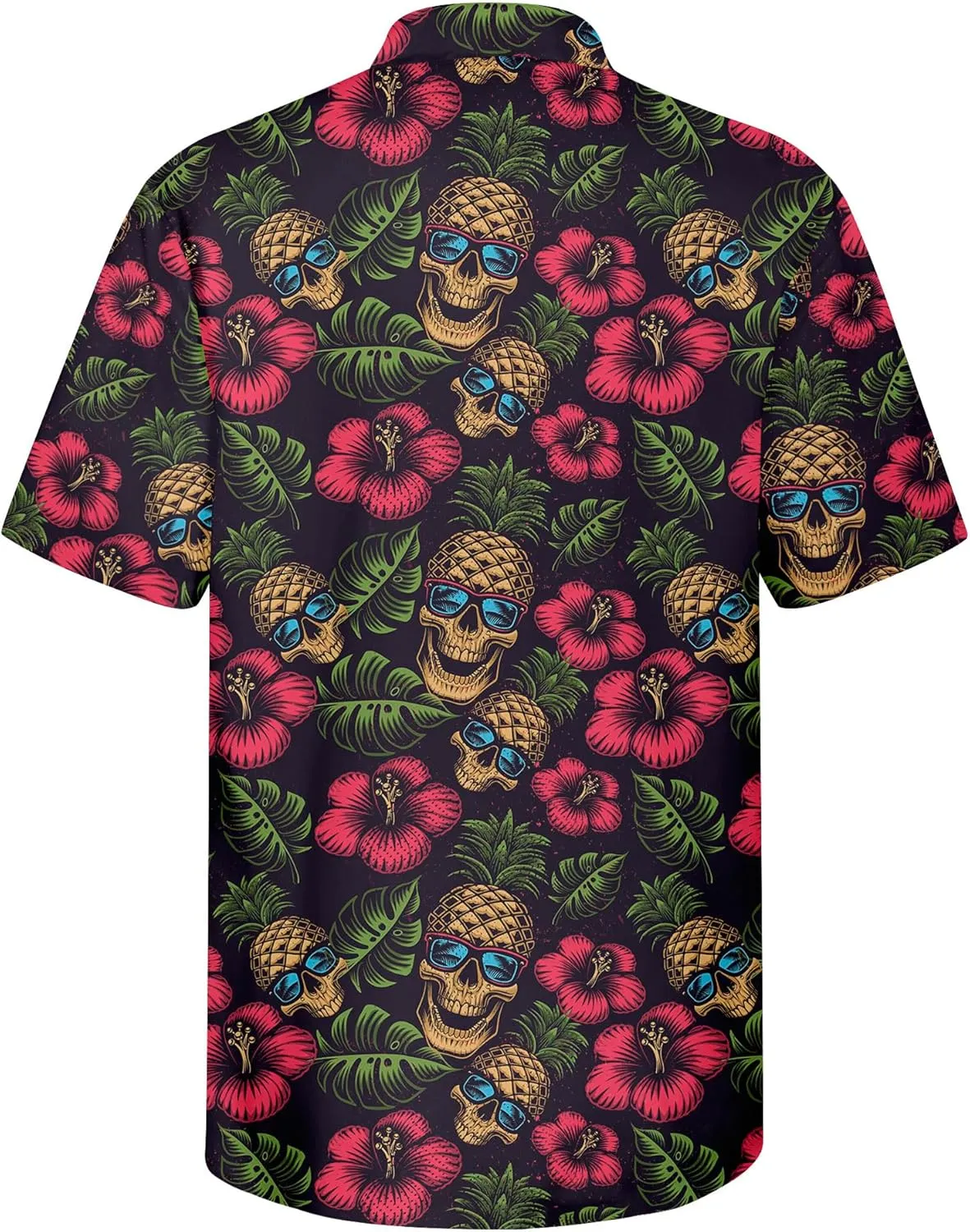 PAGYMO Hawaiian Shirt for Men Funny Summer Aloha Beach Shirts