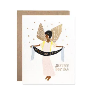 Peace on Earth and Justice for All Card