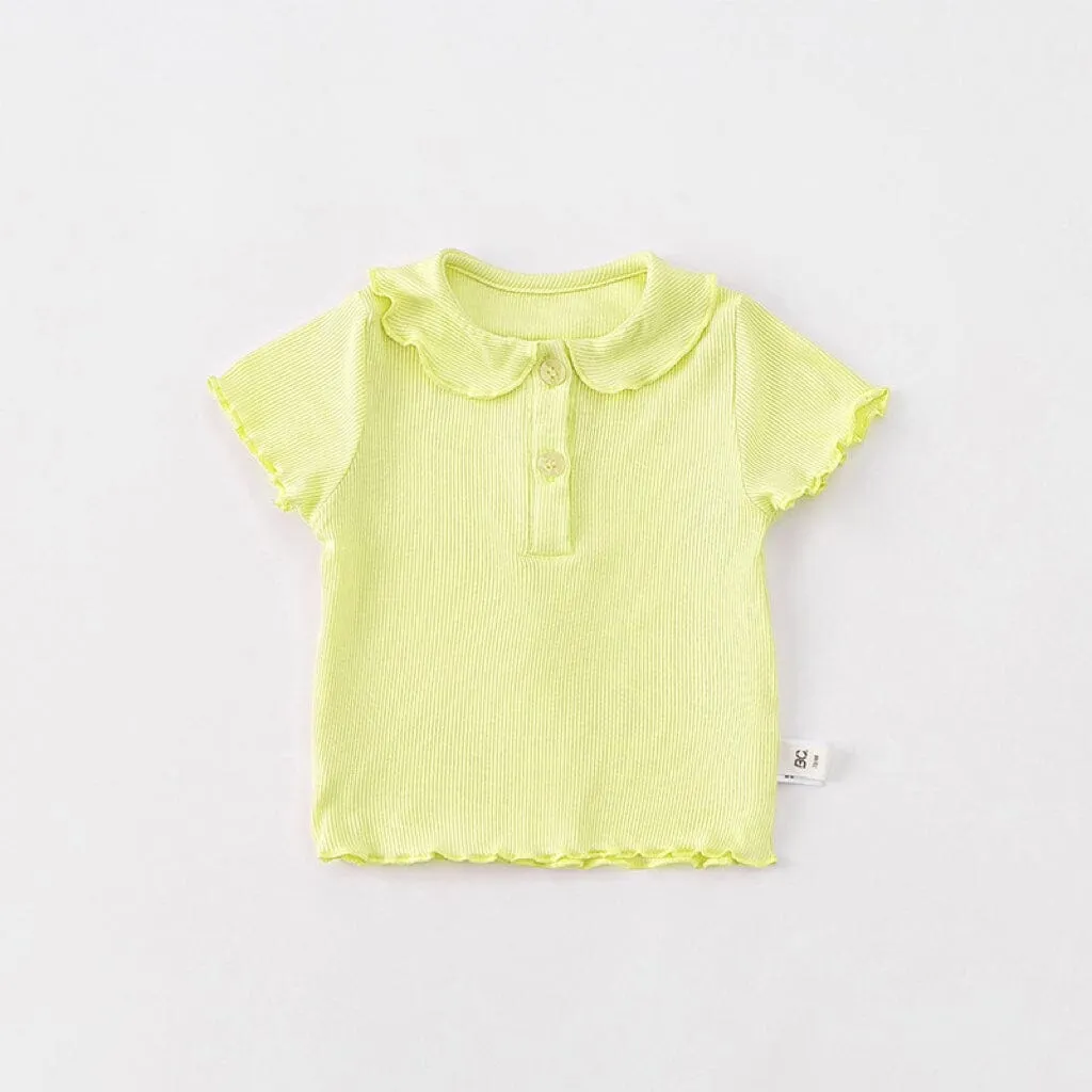 Sofi Ruffle Doll Collar Top