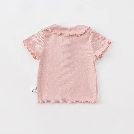 Sofi Ruffle Doll Collar Top