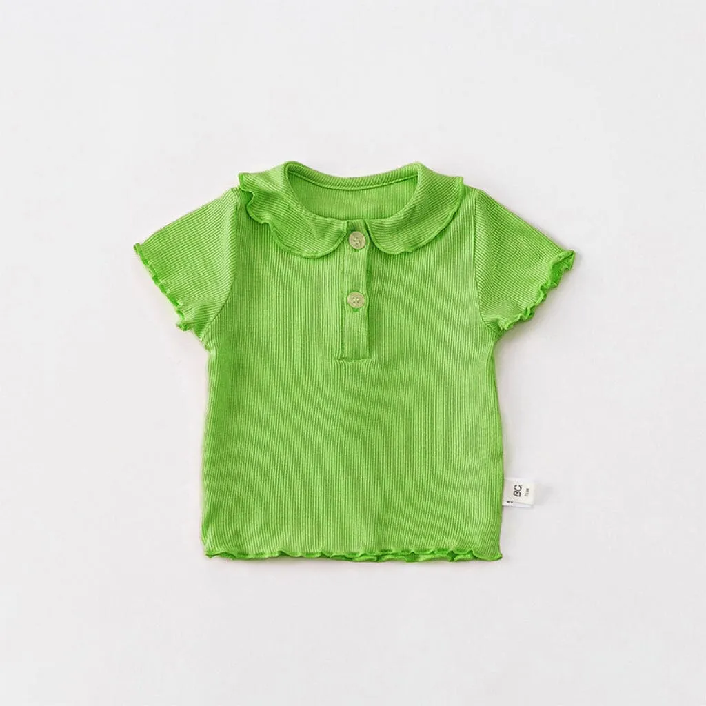 Sofi Ruffle Doll Collar Top