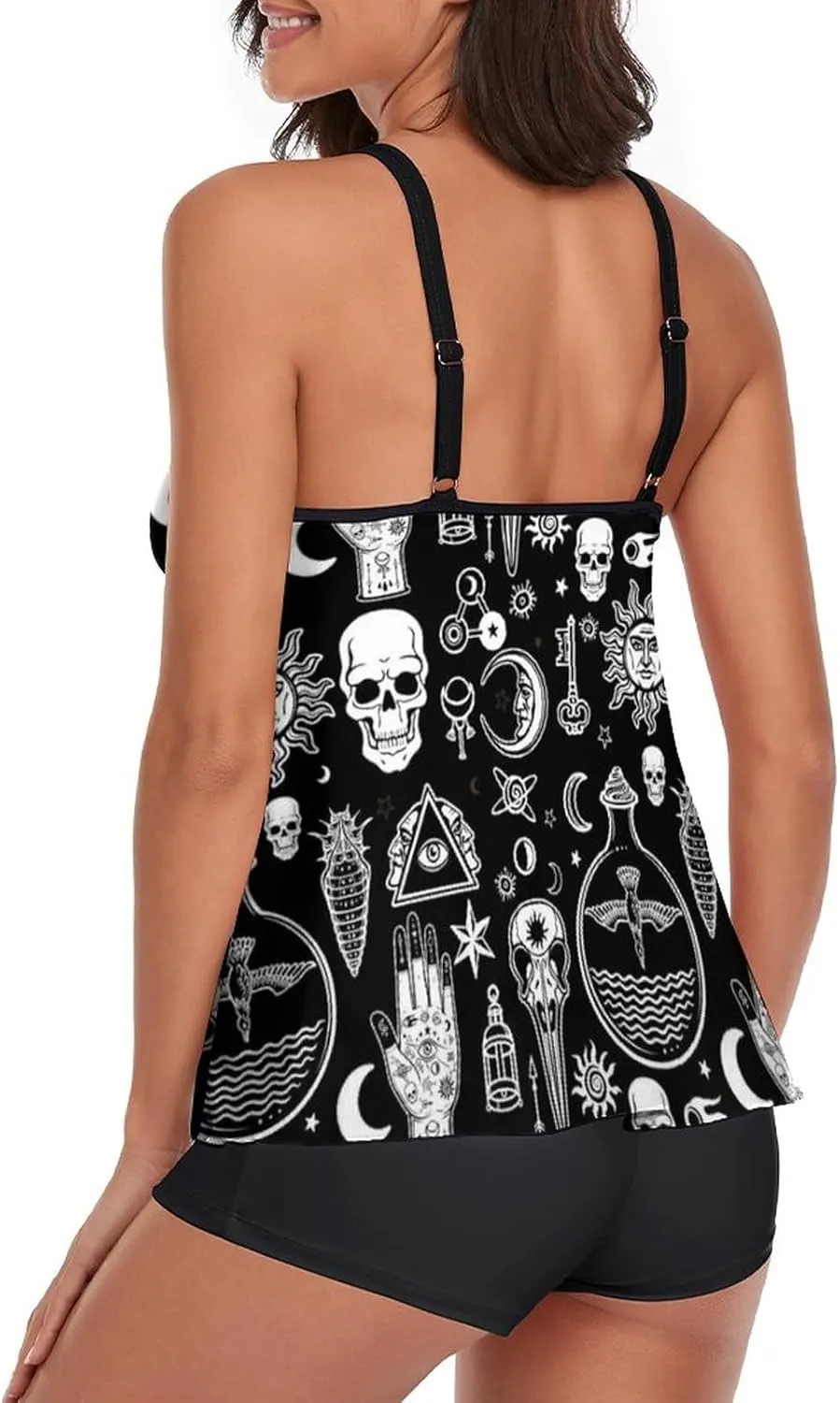 Swimwear Sport Fashion Tankini Bathing Suit Tops and Shorts for Beach