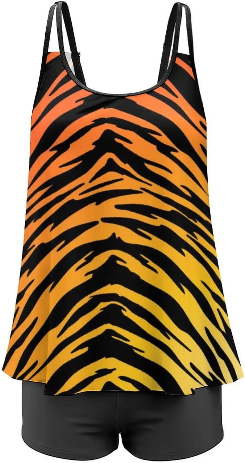 Swimwear Sport Fashion Tankini Bathing Suit Tops and Shorts for Beach