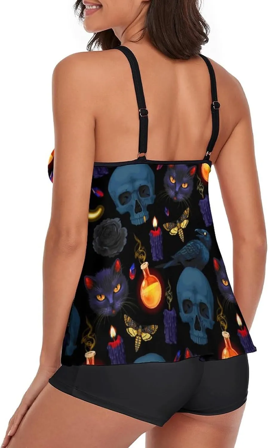Swimwear Sport Fashion Tankini Bathing Suit Tops and Shorts for Beach