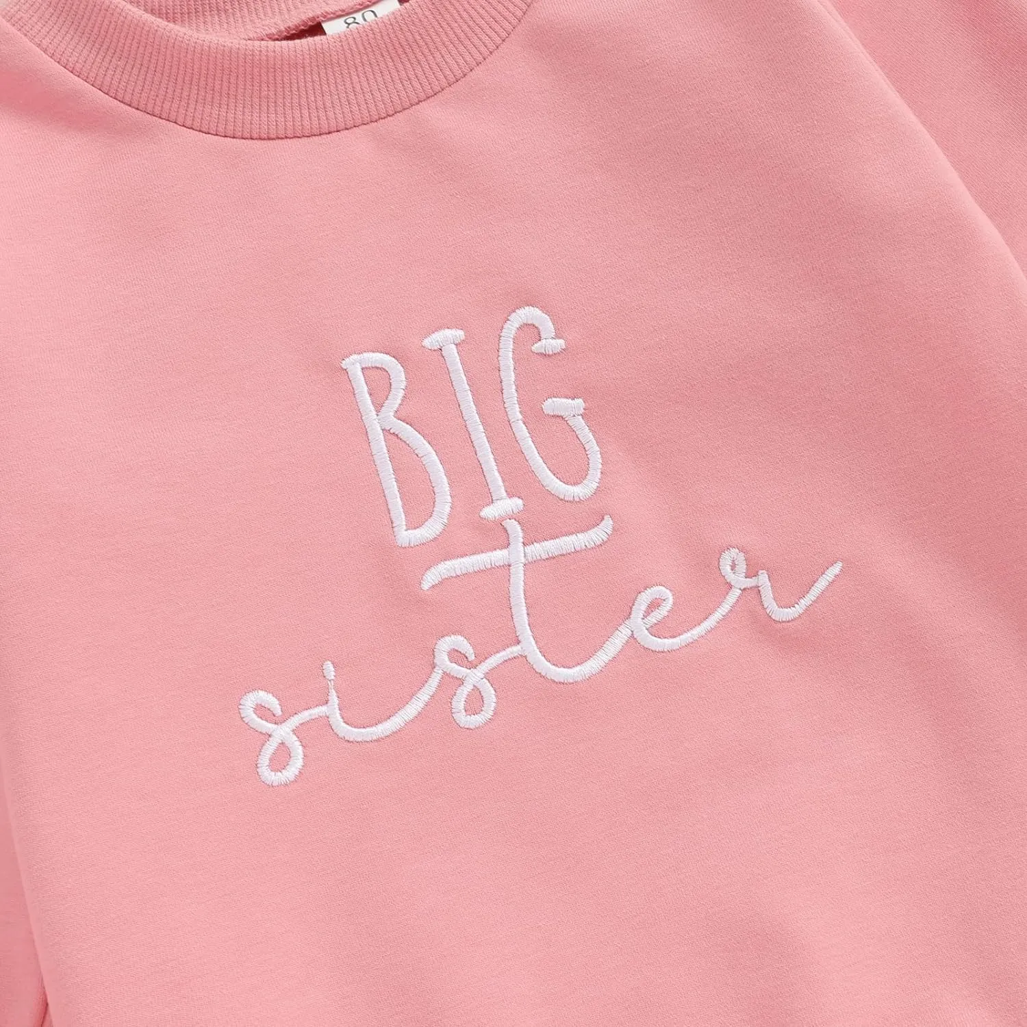 Toddler Baby Girl Long Sleeve Ruffle Sweatshirt Tops Basic Solid Color Oversized Sweater Shirts Kid Fall Clothes