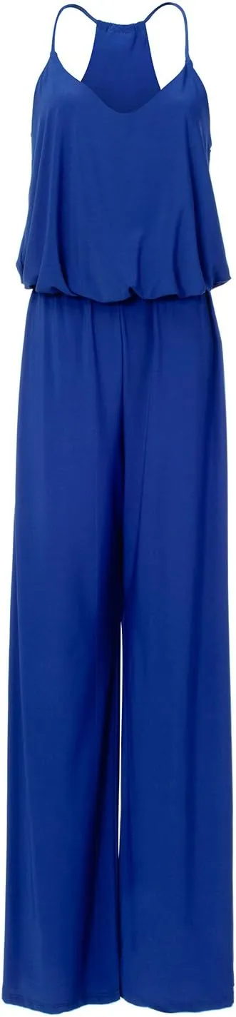 URBAN K Women's Plus and Regular Size Racer Back Jumpsuits and Rompers