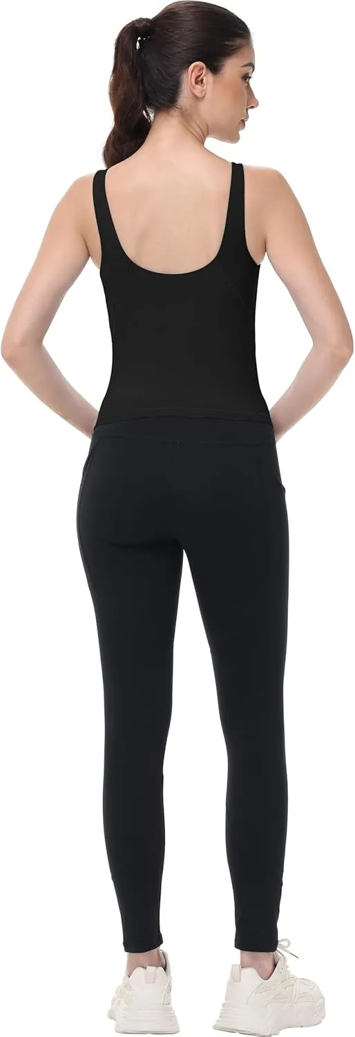 V VOCNI Nursing Tank Tops for Breastfeeding Workout Crop Top Longline Nursing Sport Bra Maternity Bras for Pregnancy