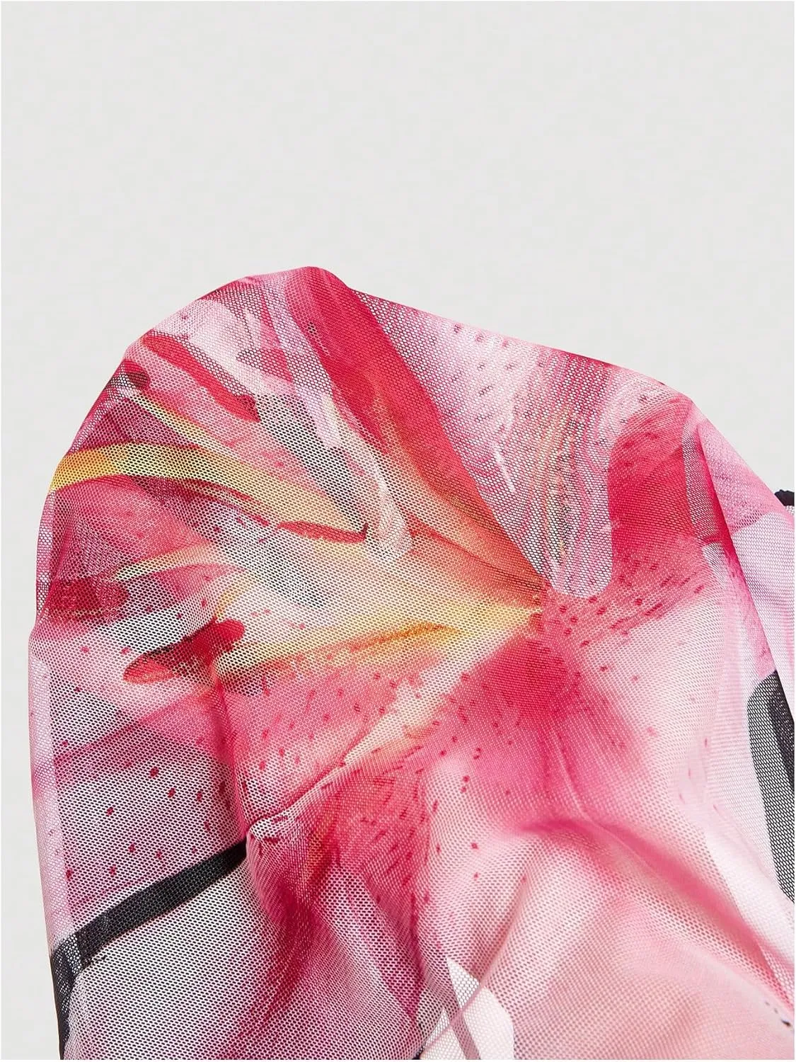 Verdusa Women's Y2K Tie Dye Floral Backless Summer Top Cowgirl Western Bandana Tops