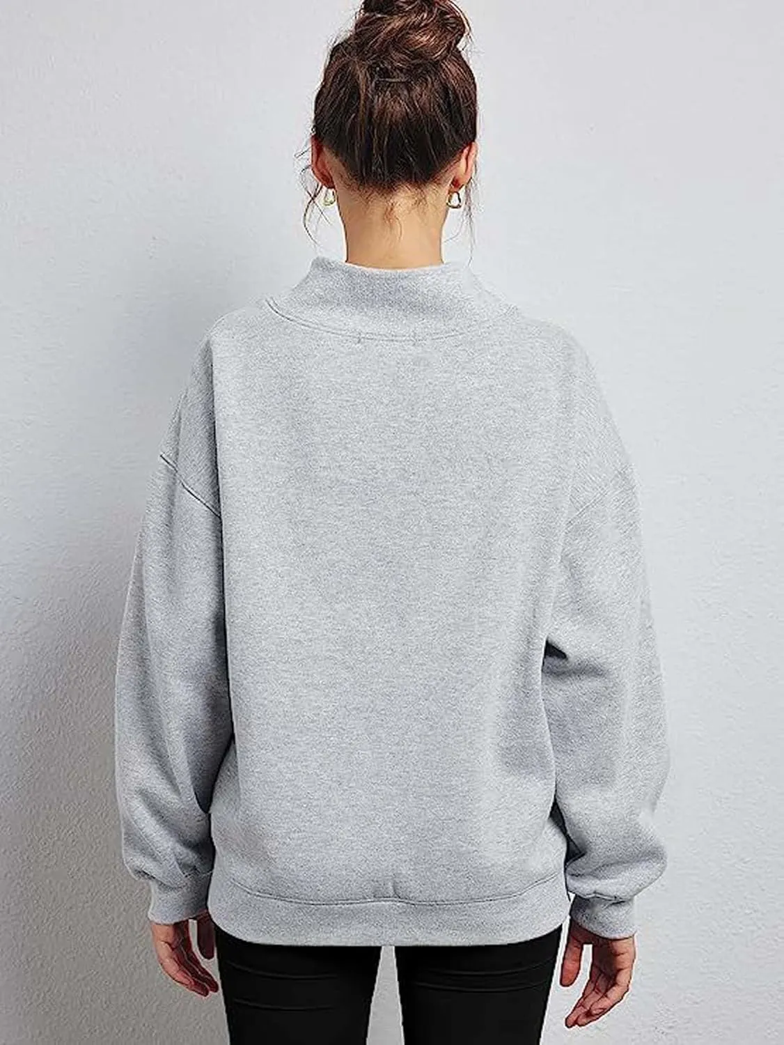 Womens Oversized Sweatshirts Turtleneck Long Sleeve Pullover Hoodies Tops Fall Outfits 2023 Clothes